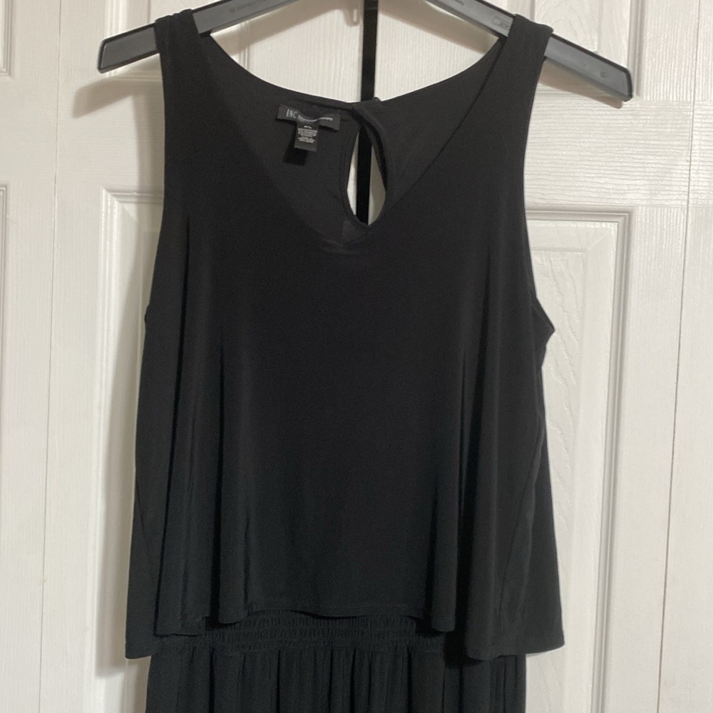 INC Sleeveless Black Jumpsuit SIZE P/L - Picture 3 of 12